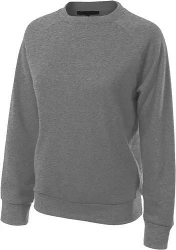 Vista 102 de MixMatchy Sudadera básica suave y cómoda de forro polar con cuello redondo para mujer