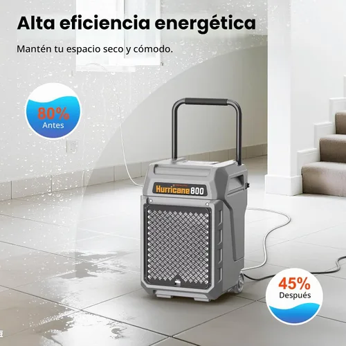 Vista 4 de Abestorm - Deshumidificador comercial con bomba para sótanos (170 pintas)