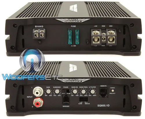Vista 2 de Image Dynamics SQ600.1D Monoblock 600 vatios RMS Serie SQ Amplificador