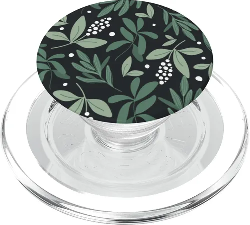 Vista 8 de PopSockets PopSockets PopSockets PopSockets Follaje Botánico Verde y Baya Blanca: Agarre intercambiable para teléfonos y tabletas