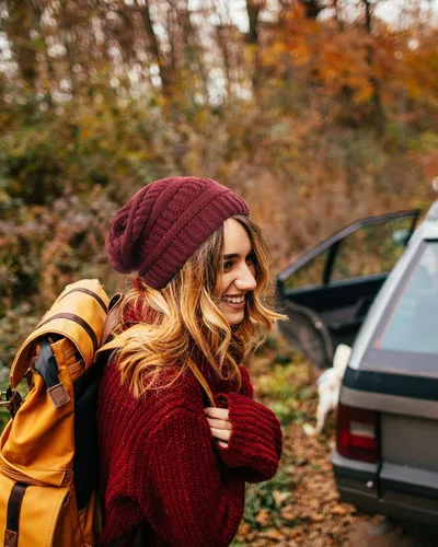 Vista 31 de FURTALK Gorros de invierno para mujer, con forro polar, gorro de punto holgado y cálido, gorro de esquí