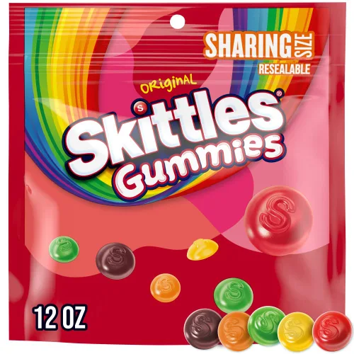 Vista 8 de SKITTLES Mash-Ups Wild Berry and Tropical Candy, bolsa de 9 onzas