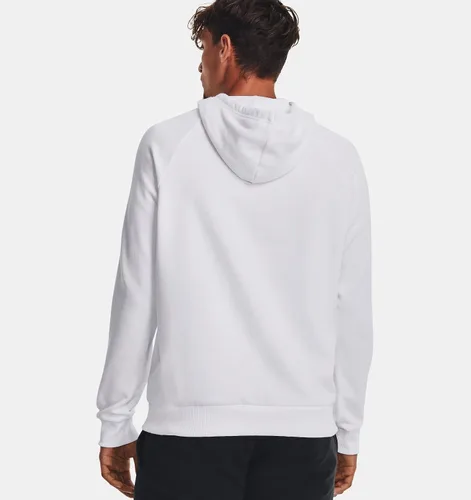 Vista 2 de Under Armour Rival - Sudadera con capucha para hombre, de vellón y con logotipo
