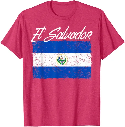 Vista 30 de Camiseta Salvadoreña Bandera El Salvador