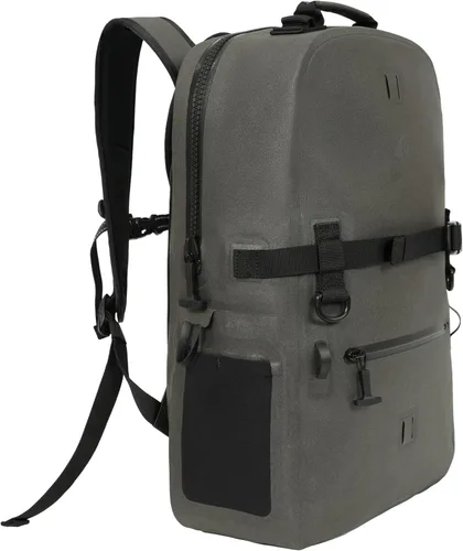 Vista 4 de Breakwater Supply™ Mochila impermeable IP68 sumergible con cierres herméticos Para portátil, viajes al aire libre Fogland 25L 20L 15L, 25 L