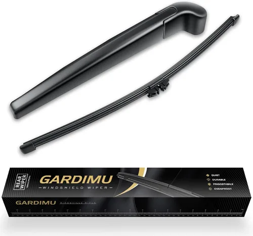 Vista 8 de Juego de limpiaparabrisas trasero, 2 piezas de limpiaparabrisas trasero y brazo de repuesto para BMW X5 E70 2007-2013, conjunto de brazo