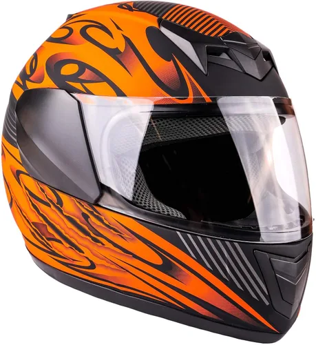 Vista 9 de Typhoon Youth Casco de motocicleta de cara completa para niños