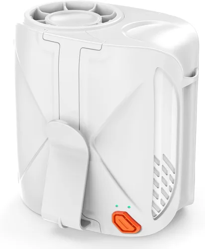 Vista 7 de GEHEN Ventilador de cintura portátil, batería recargable de 6000 mAh hasta 31 horas de tiempo de trabajo, ventilador de cinturón con clip