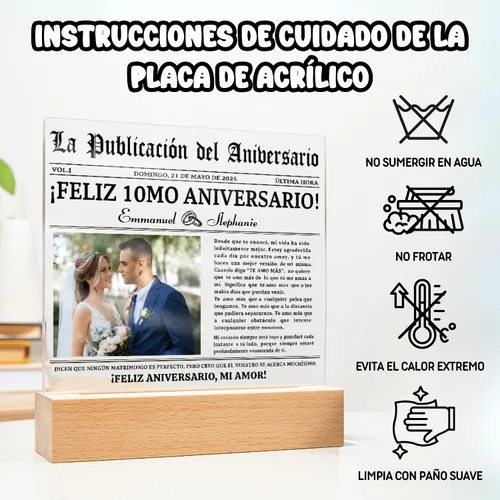 Vista 4 de Lampara Personalizada Con Foto, Decoraciones Para Aniversario De Bodas 10 Años, Regalos De Navidad Baratos, Regalos 10 Aniversario De Bodas Para Él