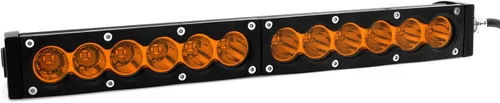 Vista 5 de AngelMa - Barra de luz LED de 13 pulgadas, haz de punto ámbar de una sola fila, 9000 lm, lámpara súper brillante para camioneta SUV, ATV, UTV