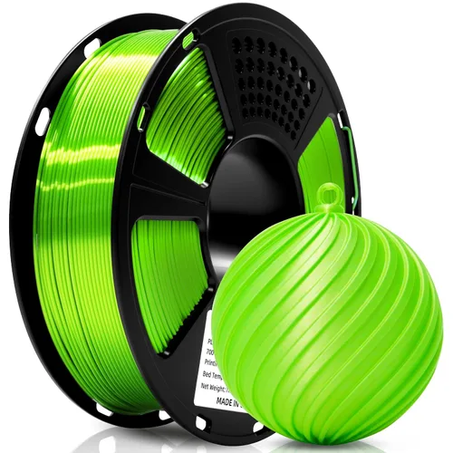 Vista 49 de GEEETECH Filamento PLA de color dorado sedoso de 0.069 libras, filamento de seda brillante para impresora 3D, carrete de 2.2 libras, precisión
