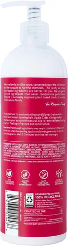 Vista 2 de Renpure Belleza a base de plantas, acondicionador de vinagre de sidra de manzana, 16 onzas