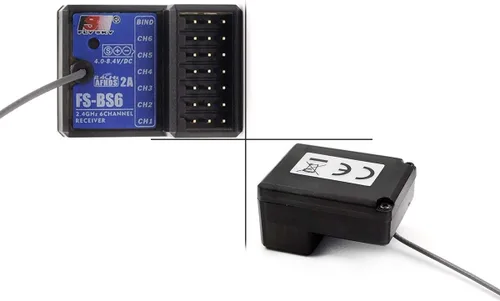Vista 5 de Flysky Fs-Bs6 6Ch Receptor a prueba de fallas para Fs-Gt5 Fs-It4s Fs-I6s Fs-I6 Fs-I6x Transmisor RC Car Boat