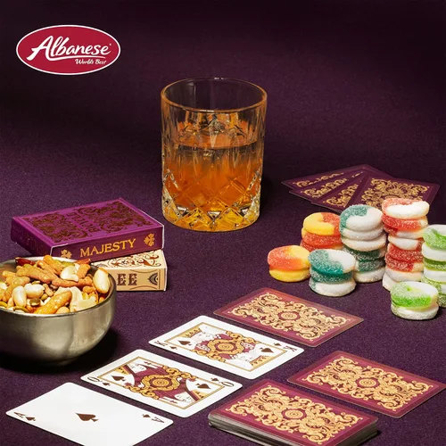 Vista 6 de Caramelos Albanese, anillos de manzana de goma, bolsa de 4.5 libras