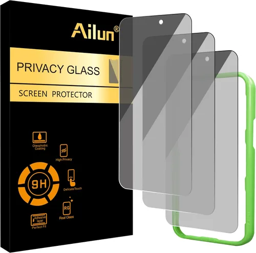 Vista 11 de Ailun - Protector de pantalla de privacidad para iPhone 11 Pro Max/iPhone XS Max [6,5 pulgadas], 2 unidades, antiespía, apto para usar con funda