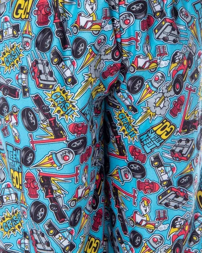 Vista 3 de DC Comics - Conjunto de pijama de 2 piezas con raglán y pantalones