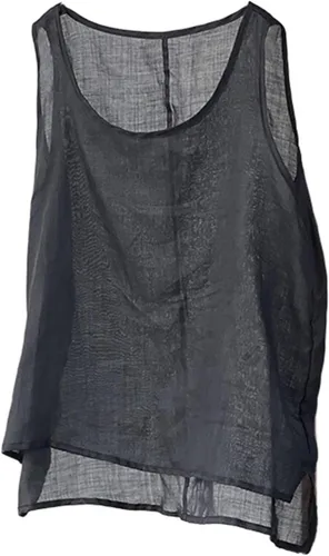 Vista 7 de LZJN Camiseta sin mangas para mujer, transpirable, con estampado floral