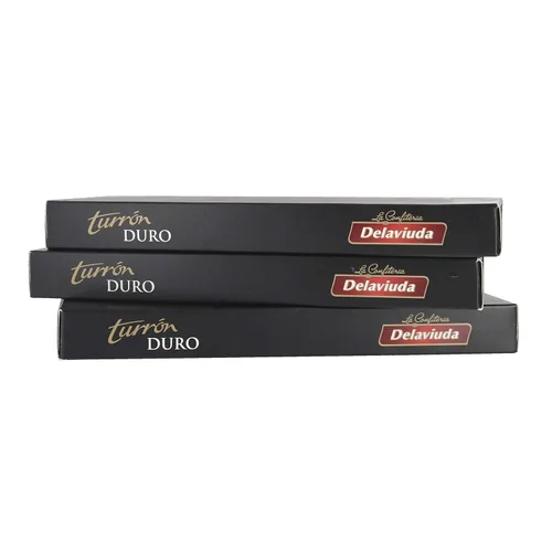 Vista 4 de Delaviuda Turrón de almendras crujientes Turron Duro 5.29 oz (3 unidades)