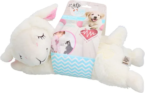 Vista 3 de AB Tools Little Buddy Heart Beat Sheep Cachorro Separación Ansiedad Juguete Consolador