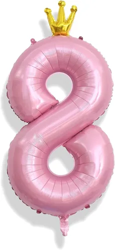 Vista 13 de Globos de Sirena Número 0 de 40 Pulgadas, Juego de Globos de Números Grandes Morado Verde Azulado Arcoíris 0-9, Globos de Números de Papel de Azul