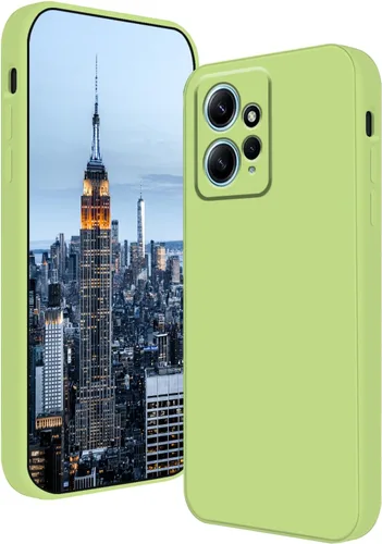 Vista 16 de Compatible con Xiaomi Redmi Note 12 4G Funda Silicona Líquida Verde Oscuro, Teléfono Suave Táctil Suave para Redmi Note 12 4G Funda Silicona A