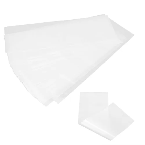 Vista 9 de 100 piezas de papel de tinte para el cabello, papel de aislamiento reutilizable profesional para colorear el cabello, papel de teñido para cepillo
