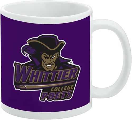 Vista 128 de Taza de cerámica con el logotipo principal de la Universidad Rider, taza de regalo novedosa para café, té y bebidas calientes, 11oz, blanca
