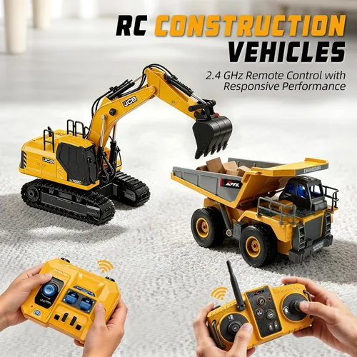 Vista 8 de BRRRRT Camión volquete RC para niños mayores de 4 años Rc Dump Truck