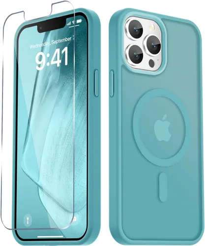 Vista 631 de Funda para Google Pixel 10 Pro XL, cubierta magnética mate, color negro Fit for MagSafe, Screen Protector included, Shockproof Military Grade