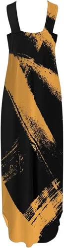 Vista 5 de Midi Casual Dress for Women,Women Summer Casual Swing T Shirt Dresses Beach Cover up Plain Tank Dress with Pockets