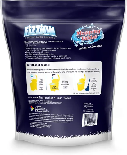 Vista 2 de Fizzion Caída y trapeador de fuerza industrial (45 tabletas)