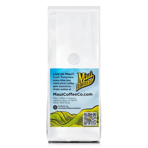 Vista 3 de Maui Coffee Company, Maui Blend Chocolate Macadamia Nut coffee, 7 oz. - Ground Roasted and Ground on Maui, Hawaii