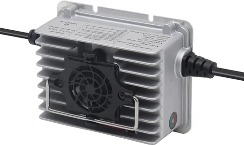 Vista 2 de Carrito de golf Cargador de batería 48V 5A para 48 voltios 48 V Club Car redondo 3 pines Plug