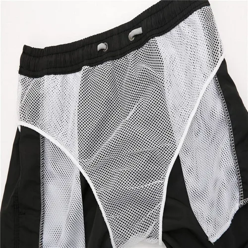 Vista 5 de Alalaso Traje de baño para hombre, pantalones de playa para hombre con forro de malla de secado rápido, trajes de baño casuales trajes de baño