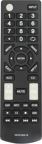 Vista 6 de NS-RC4NA-18 - Control remoto reemplazado para Insignia TV NS-32D311NA17 NS-32D311MX17 NS-40D420NA18 NS-49D420NA18 NS-55D420NA18 NS-40D420MX18