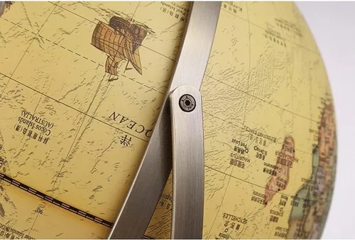 Vista 4 de Globos geográficos de 720 ° de rotación completa de alta definición globo mundial de escritorio globos geográficos para adultos estudiantes globos