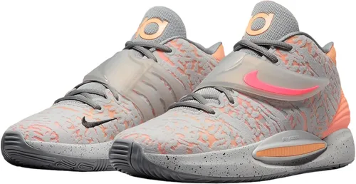 Vista 26 de Nike KD 14 Gris Lobo 2021 CW3935-100