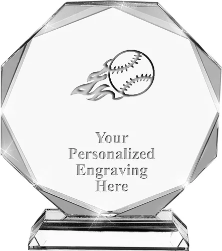 Vista 36 de Premio de cristal personalizado de 6.75 pulgadas con grabado - Premios de trofeos personalizados