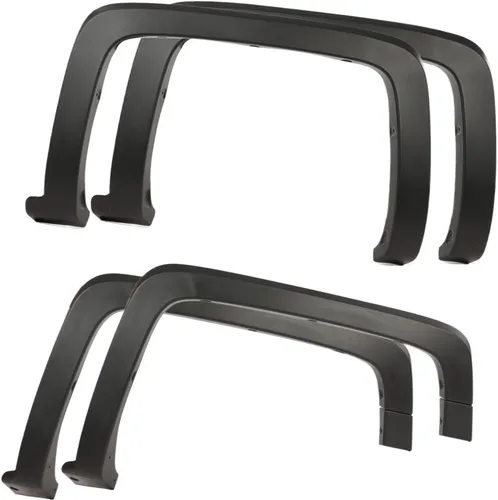 Vista 19 de ALLGOOD Guardabarros de rueda compatibles con Chevy Silverado 1500 2007-2013 Fleetside de 69.3 pulgadas para cama corta de doble cabina, solo