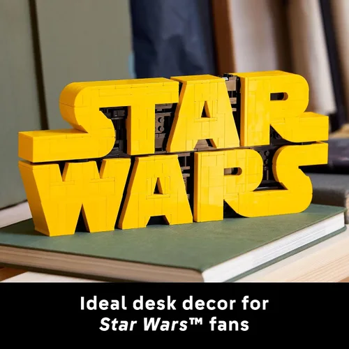 Vista 6 de LEGO Logotipo de Star Wars construido en ladrillo - Juego de construcción para adultos a partir de 18 años - Idea de regalo de Star Wars