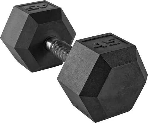 Vista 69 de CAP Barbell Peso de la mancuerna hexagonal recubierta, individual, 10-120 libras, múltiples opciones