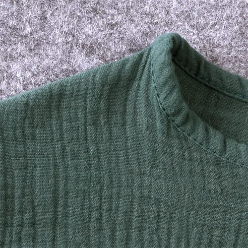 Vista 2 de TBUIALL Conjunto de ropa para bebé niña pequeña, sudadera de algodón de manga corta para recién nacido