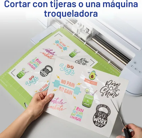 Vista 6 de Avery 4397 - hojas de papel satinado claro con calcomanía para proyectos, 8-1/2 נ11 pulgadas, 7 hojas