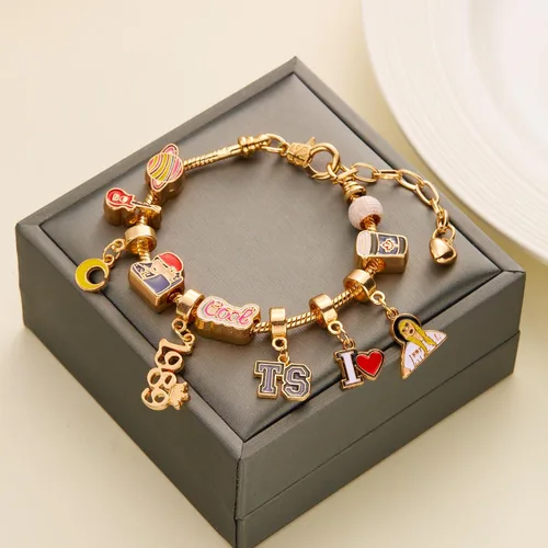 Vista 6 de Pulsera de amistad para amantes de la reputación 1989 Speak Now Fearless Album Inspirado Pulsera para regalos de concierto