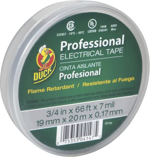 Vista 5 de Duck Brand 667 cinta eléctrica Pro Series - rollo simple, 299019