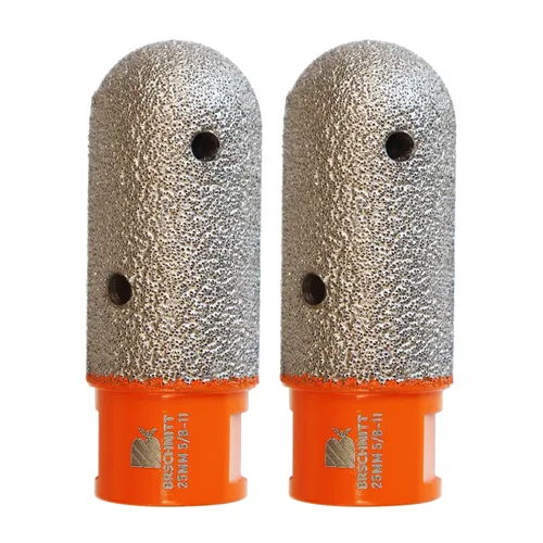 Vista 14 de Broca biseladora de diamante, brocas de diamante BRSCHNITT de 1 3/4 pulgadas con rosca de 5/8-11 para agrandar, pulir y biselar los agujeros exsit