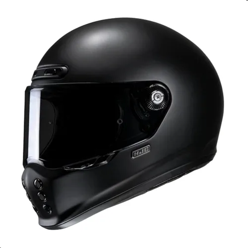 Vista 5 de Casco integral de motocicleta HJC V10 con visera Pinlock HJ-41, aprobado por DOT (negro, M)