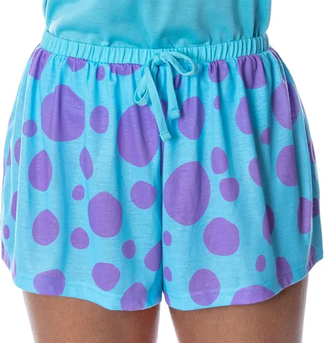 Vista 4 de Disney Monsters Inc. Sulley - Conjunto de pijama de 2 piezas para mujer, Sulley