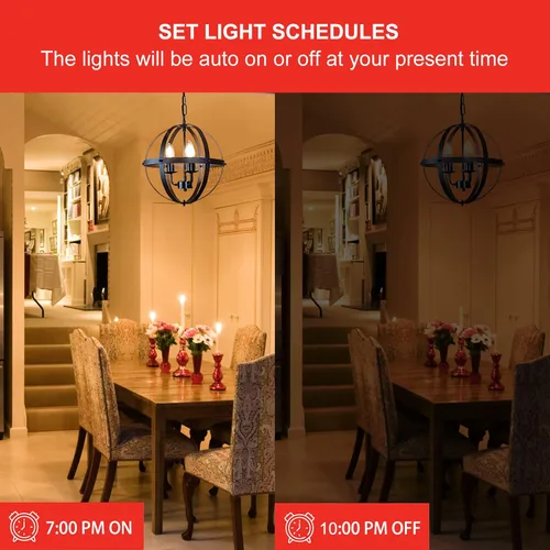 Vista 8 de Sengled Zigbee - Bombillas inteligentes, requiere concentrador inteligente, funciona con SmartThings y Echo con hub integrado, control de voz