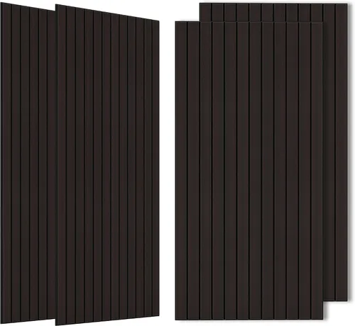 Vista 33 de Paquete de 4 paneles acústicos absorbentes de sonido, 47.2"x23.6" (47.2 x 23.6 pulgadas) paneles de amortiguación de sonido, paneles decorativos